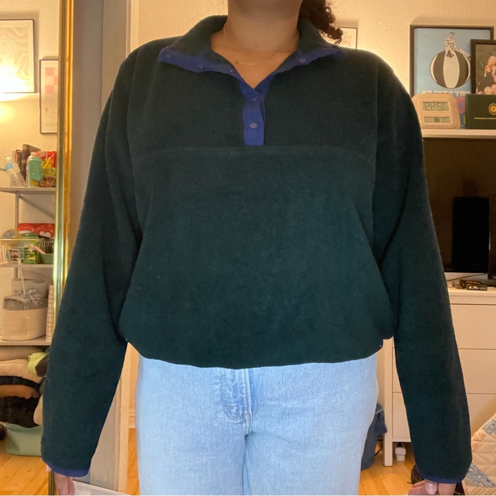Ll Bean Quarter Button Sweater - image 1